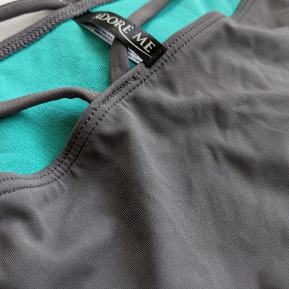 Adore Me Swim Bikini Bottom, Large Gray - Picture 6 of 6